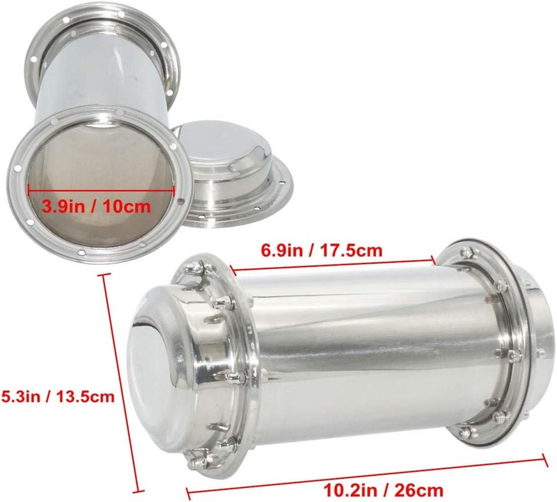 SoClaay Time Capsule Anti-Corrosion Waterproof Stainless Steel Capsule Container Durable Lock Container for Future Graduation Gift (10.2 Inch) - Image 2